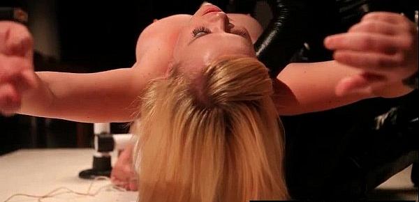  Steamy blond aroused adicted to bdsm